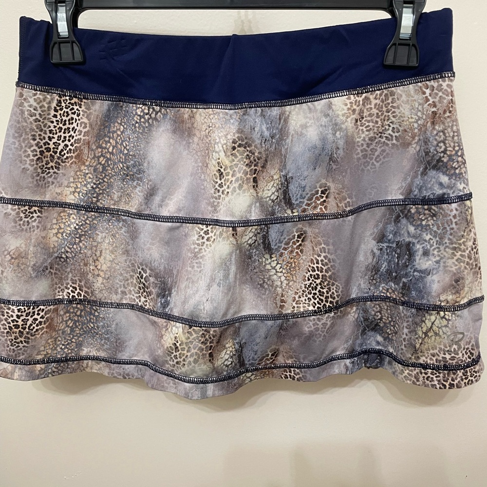 Elegant Animal Print Mini Skirt